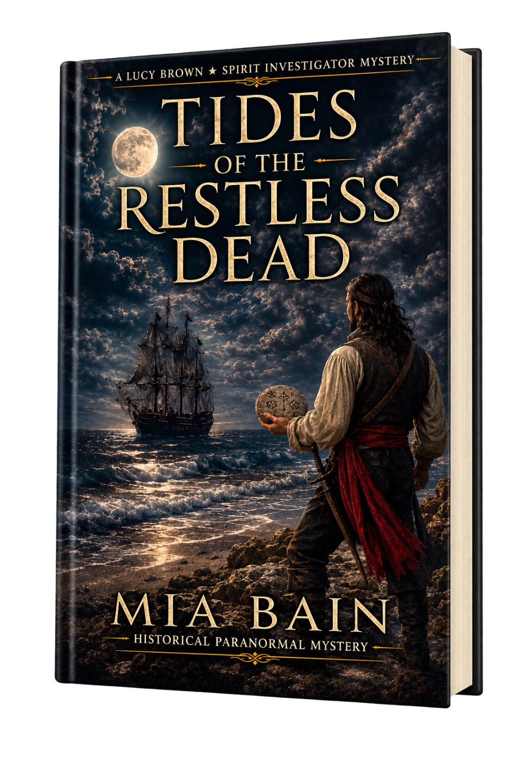TidesCoverBook Tides of the Restless Dead - Mia Bain - Author - Lucy Brown Paranormal Mystery